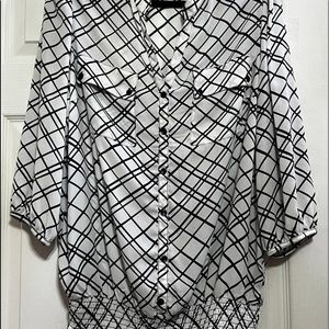 Size xl button up blouse